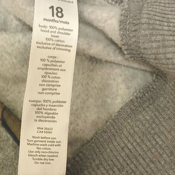 🩷Carter's camo Hooded Vest Boys Size 18M - Picture 5 of 6